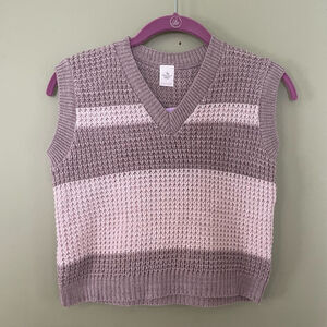 Evsie girl’s striped Sweater Vest